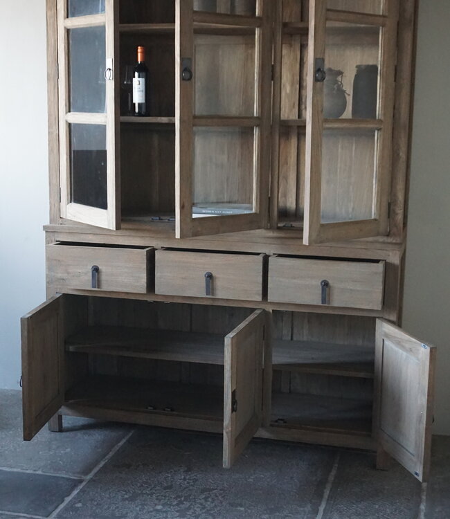 Rene Houtman Houten Servieskast Michel | H225 x B151 x D46 cm