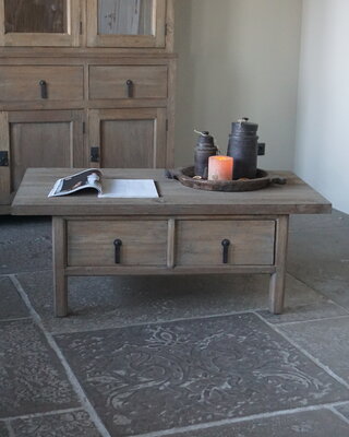 Rene Houtman Houten Salontafel Michel | H46 x B120 x D70 cm