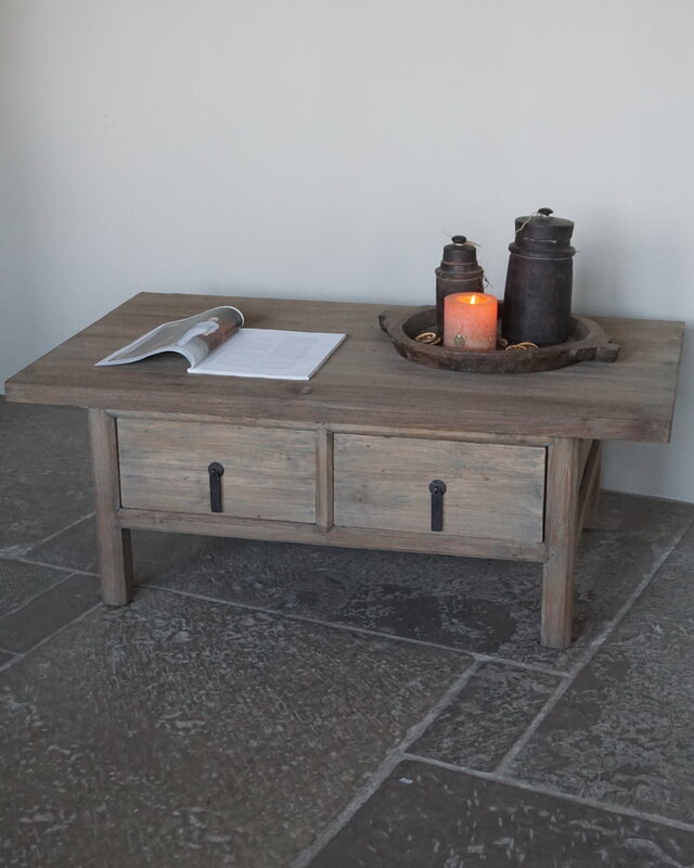 Rene Houtman Houten Salontafel Michel | H46 x B120 x D70 cm