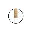 Lolae Gold ijzeren ronde wandklok S