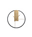 PTMD Lolae Gold ijzeren ronde wandklok S