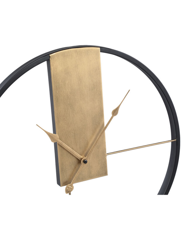PTMD Lolae Gold ijzeren ronde wandklok S