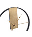 PTMD Lolae Gold ijzeren ronde wandklok S