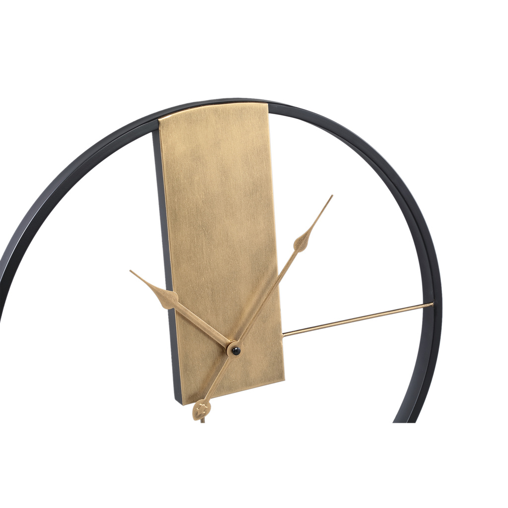 PTMD Lolae Gold ijzeren ronde wandklok S