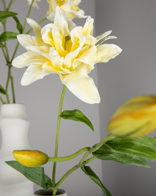 PTMD Leliebloem geel dubbele lelie spray
