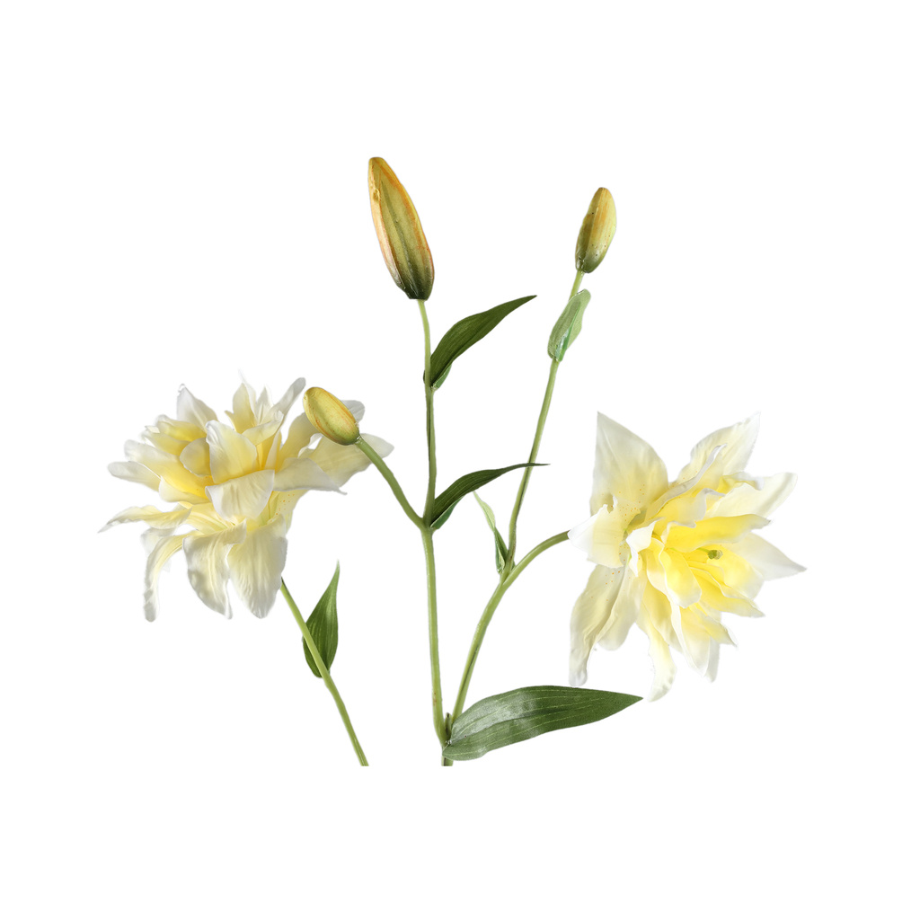 PTMD Leliebloem geel dubbele lelie spray