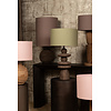 Callain Brown mangohouten tafellampvoet rond