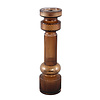 Fadri Bronzen glazen kaarsenhouder L