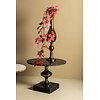 Alano Black Marble salontafel met tafelpoot van aluminium goud.
