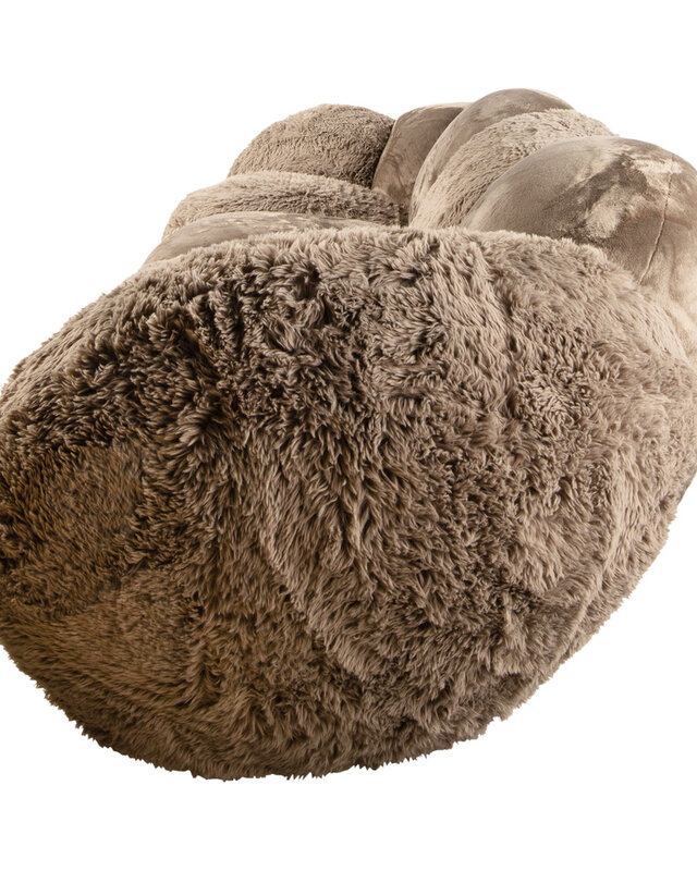 PTMD Krulbank Lush Taupe 238 x 109 x 79 cm