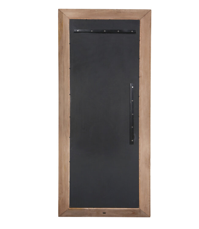 PTMD Nicka Natural mango houten rechthoekige spiegel S