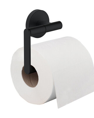 Wiesbaden Alonzo Toiletrolhouder Zonder Klep | Mat Zwart