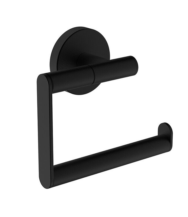 Wiesbaden Alonzo Toiletrolhouder Zonder Klep | Mat Zwart