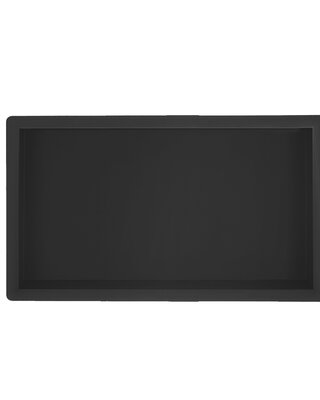 Wiesbaden Demis Inbouwnis | Mat Zwart | H30 x B60 x D10 cm