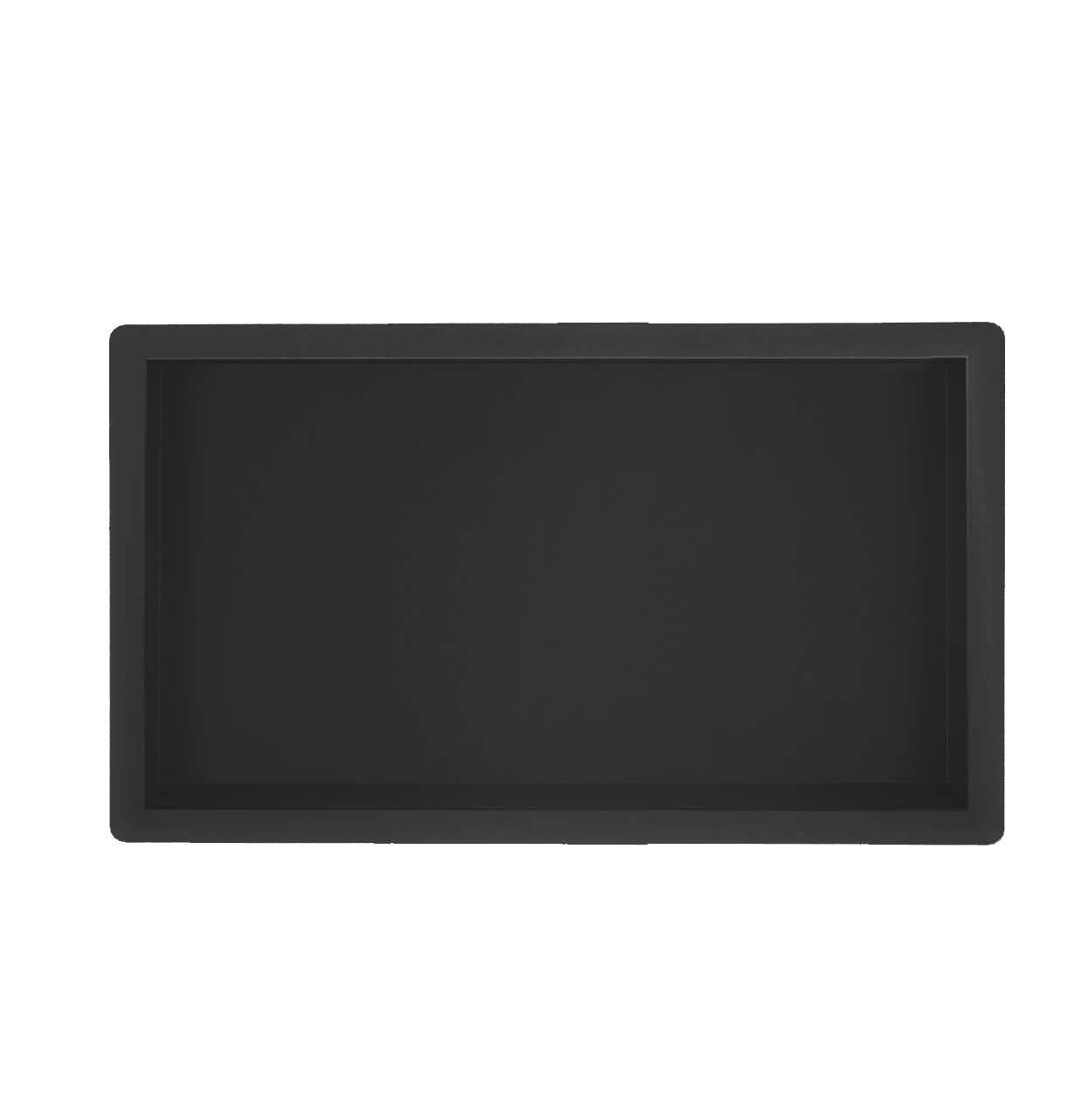 Wiesbaden Demis Inbouwnis | Mat Zwart | H30 x B60 x D10 cm