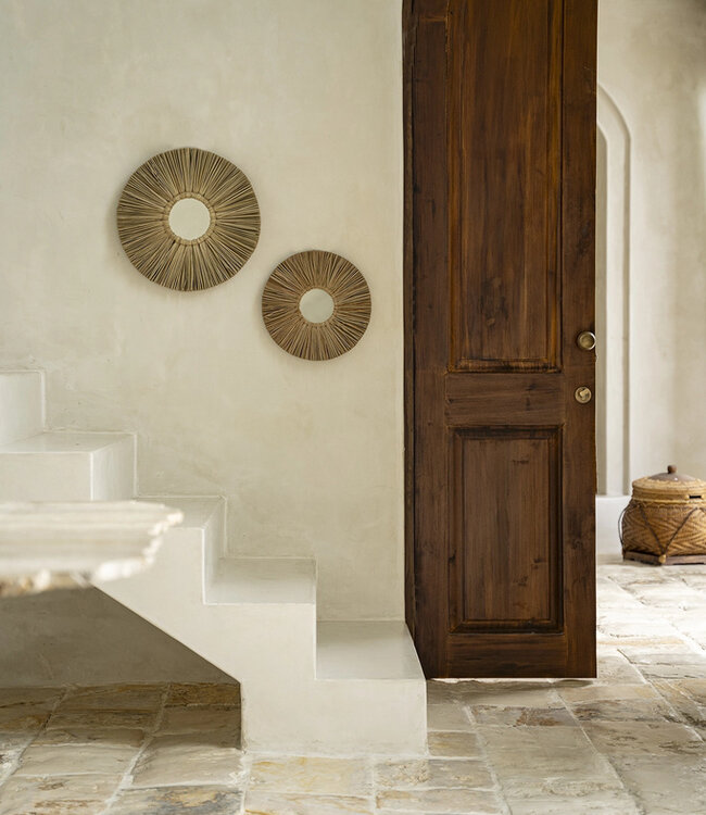 Bazar Bizar De Alang Alang Spiegel - Natuurlijk - L