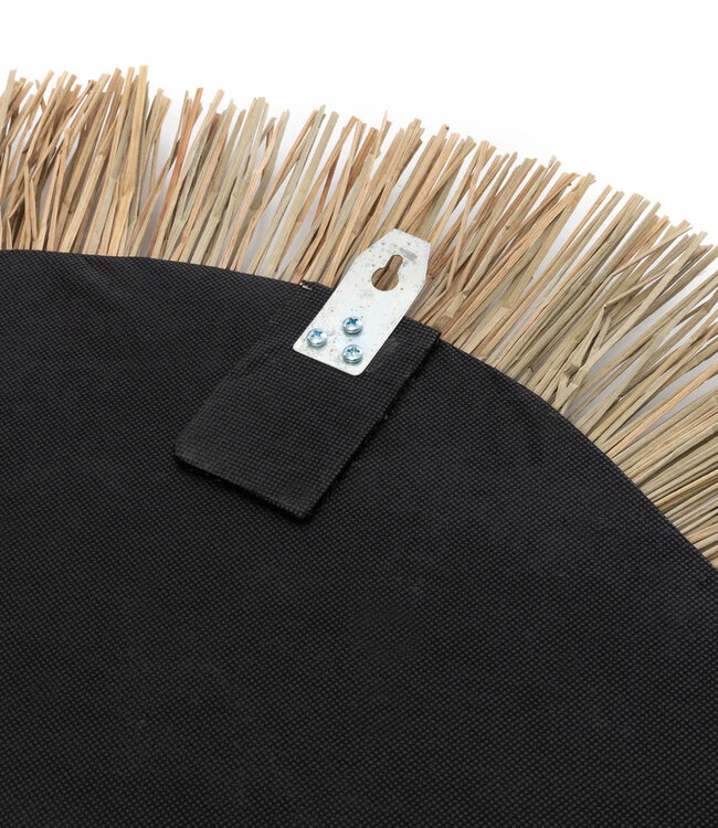 Bazar Bizar De Havana Spiegel - Natuurlijk Zwart - L