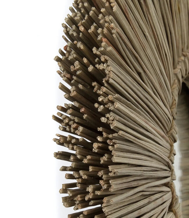 Bazar Bizar De Alang Alang Spiegel - Natuurlijk - L