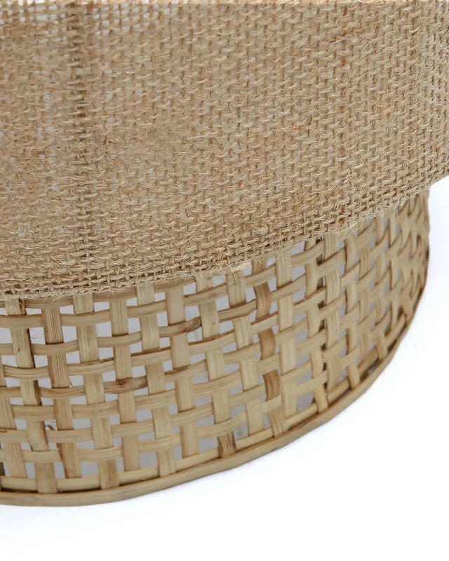 Bazar Bizar De Bolly Jute Wandlamp - Natuurlijk - M