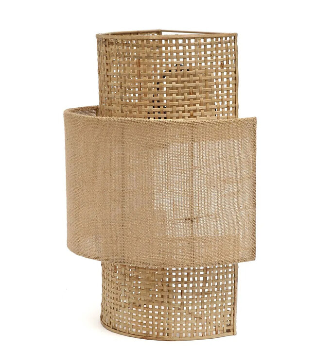 Bazar Bizar De Bolly Jute Wandlamp - Natuurlijk - M