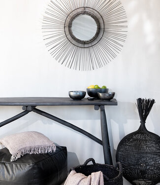 Bazar Bizar De Wonton Vloerlamp - Hanglamp - Zwart