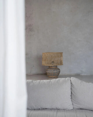 Bazar Bizar De Kythira Tafellamp - Natuurlijk Beton