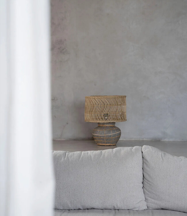 Bazar Bizar De Kythira Tafellamp - Natuurlijk Beton