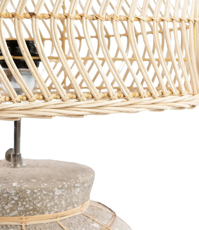 Bazar Bizar De Kythira Tafellamp - Natuurlijk Beton