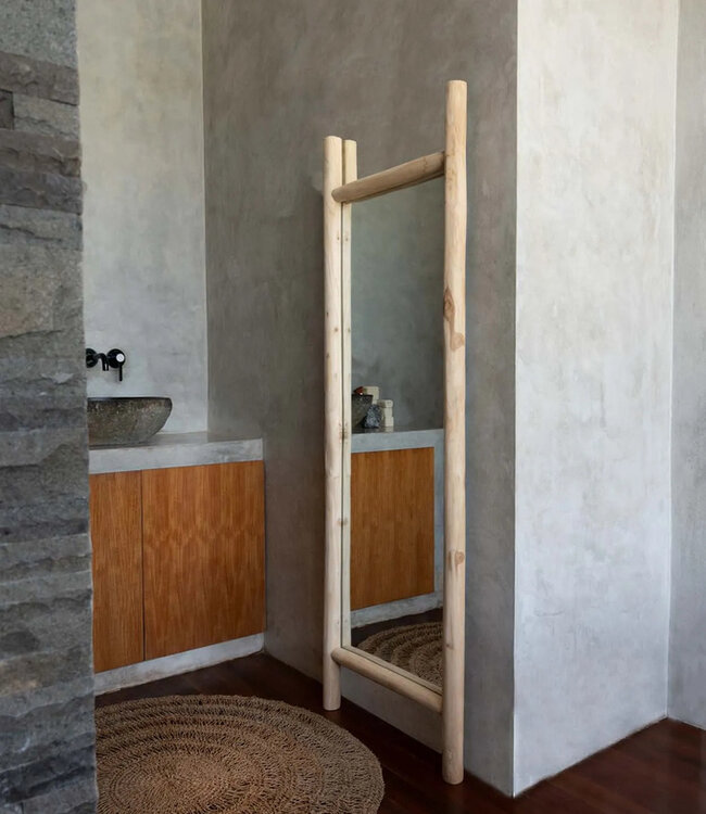 Bazar Bizar De eilandkleedkamer spiegel - natuurlijk