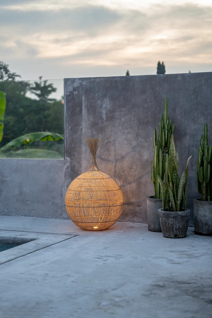 Bazar Bizar De Wonton Vloerlamp - Hanglamp - Natuurlijk