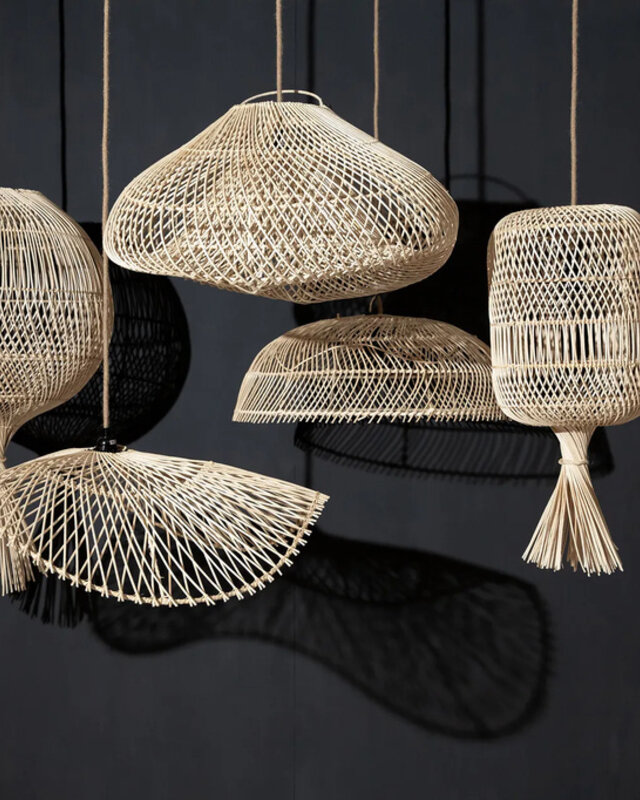 Bazar Bizar De Wonton Vloerlamp - Hanglamp - Natuurlijk