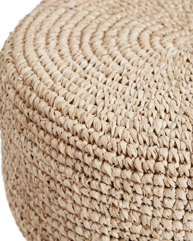Bazar Bizar De Raffia Barkruk
