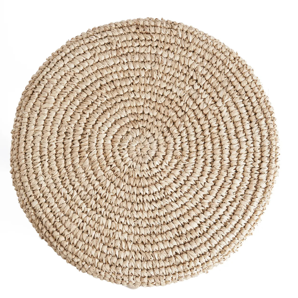 Bazar Bizar De Raffia Barkruk