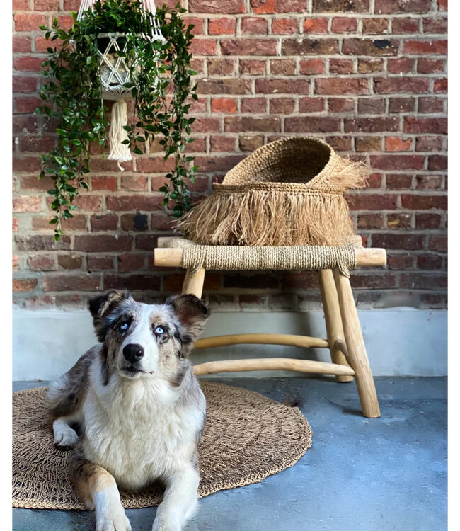 Bazar Bizar De Porto Zeegras Kruk - Natuurlijk - M