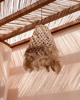 Bazar Bizar De Abaca Kwallen Hanger - Natuurlijk - M