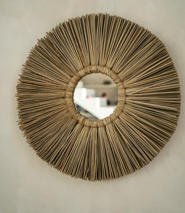Bazar Bizar De Alang Alang spiegel - Natuurlijk - S