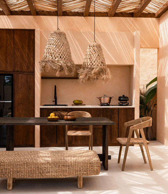 Bazar Bizar De Abaca Kwallen Hanger - Natuurlijk - S