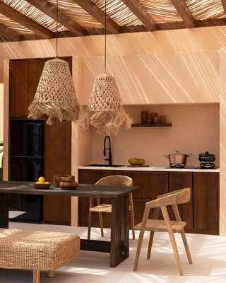 Bazar Bizar De Abaca Kwallen Hanger - Natuurlijk - S