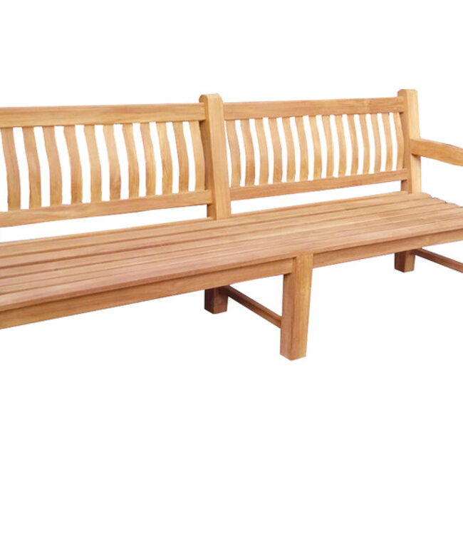 Livingfurn Tuinbank Patrick Teakhout 250 x 50 x 45 Cm