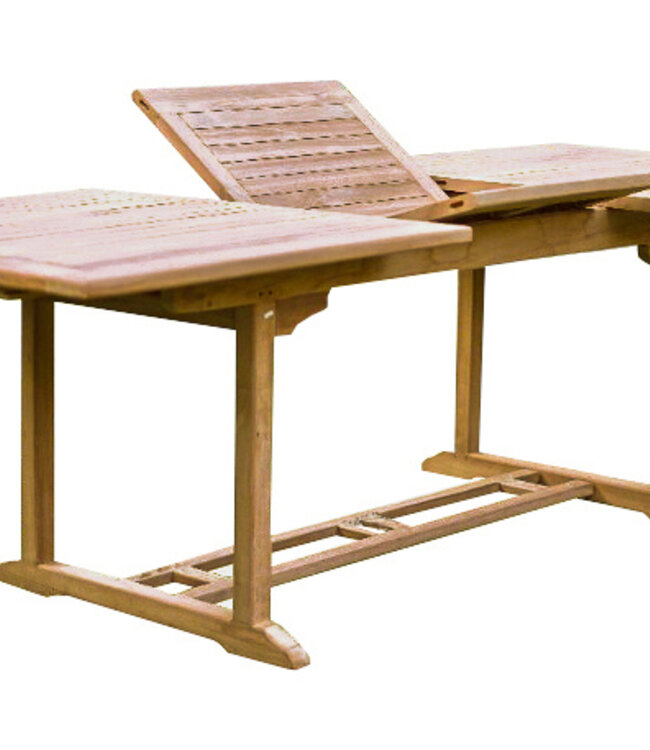 Livingfurn Uitschuifbare Tuintafel Vierkant 180/240 cm