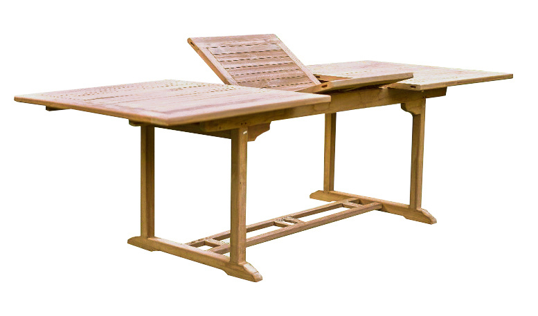 Livingfurn Uitschuifbare Tuintafel Vierkant 180/240 cm