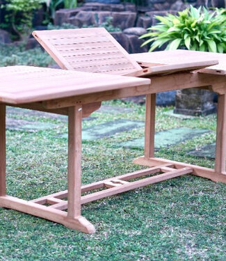 Livingfurn Uitschuifbare Tuintafel Vierkant 180/240 cm