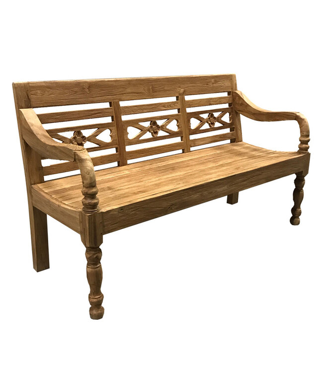 Livingfurn Tuinbank Station Kasar 150 cm Teakhout