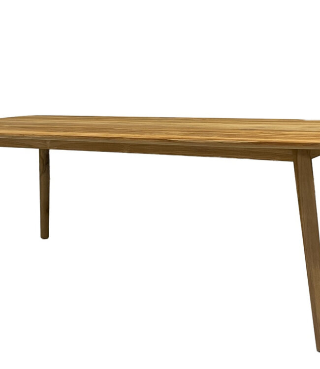 Livingfurn Tuintafel Lugano Teakhout Onbehandeld 240x100x78cm
