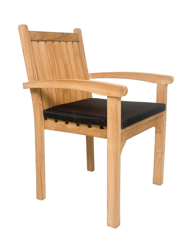 Livingfurn Tuinstoel Marco Teakhout Onbehandeld 90x60x55 Cm