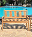 Livingfurn Tuinstoel Amara Stapelbaar Teakhout 60x90x55 cm