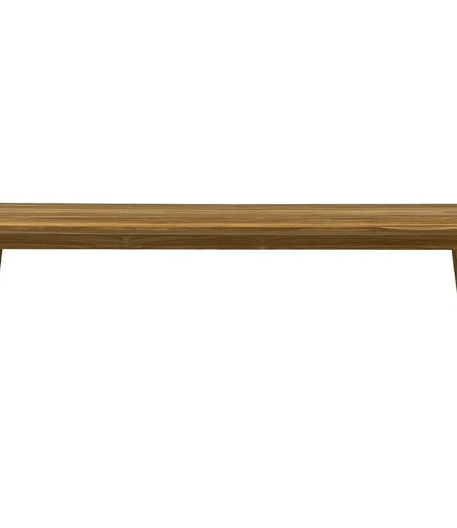 Livingfurn Tuintafel Lugano Teakhout Onbehandeld 240x100x78cm