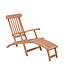 Livingfurn Tuinstoel Teakhout Naturel 60x150x40 cm