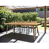 Tuintafel Lugano Teakhout Onbehandeld 240x100x78cm