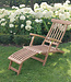 Livingfurn Tuinstoel Teakhout Naturel 60x150x40 cm